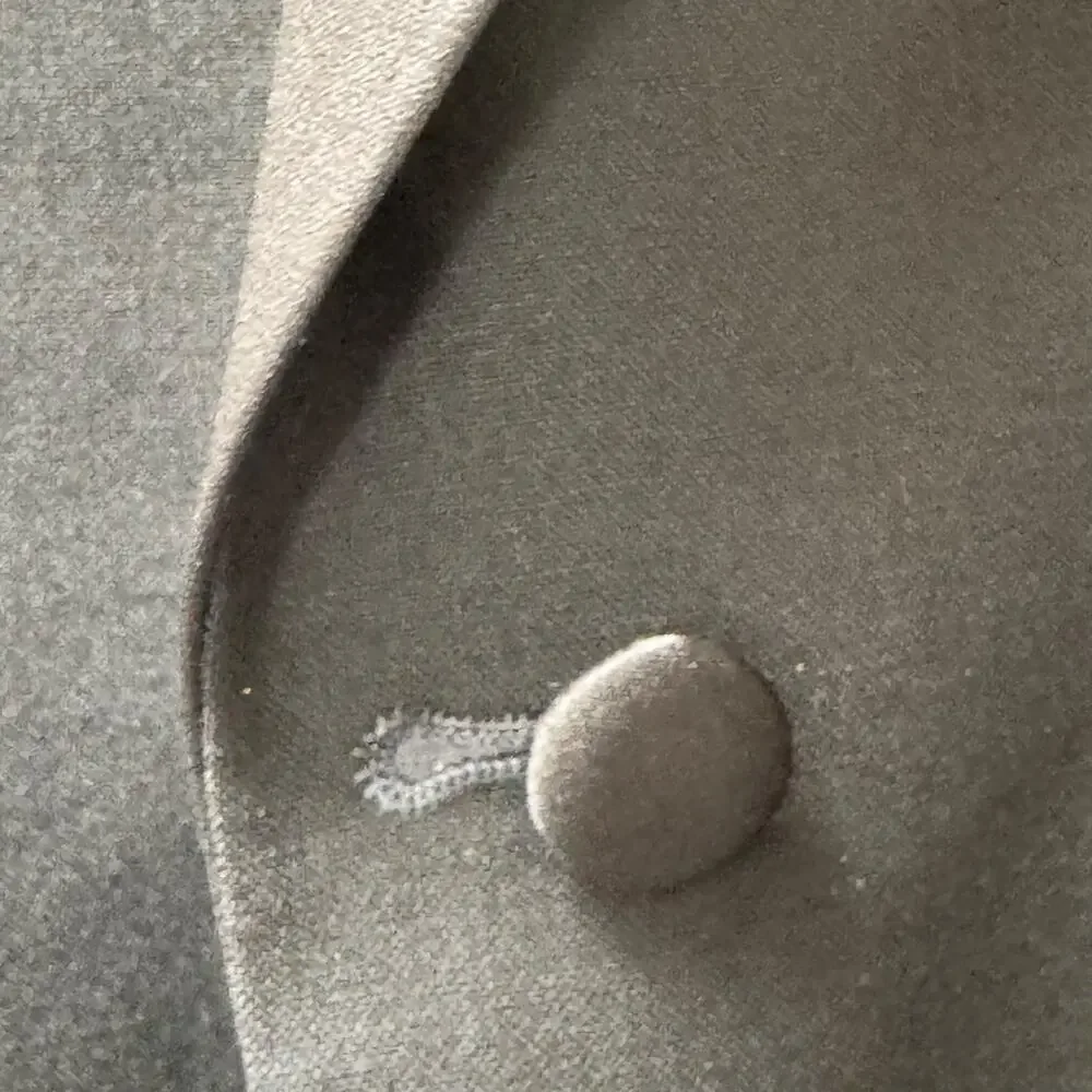 Vintage 1960’s Black Wool Tuxedo Dinner Jacket 37R One Button Hollywood Costume